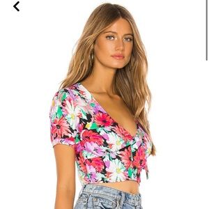 Revolve Carolina Top in Barbara Floral